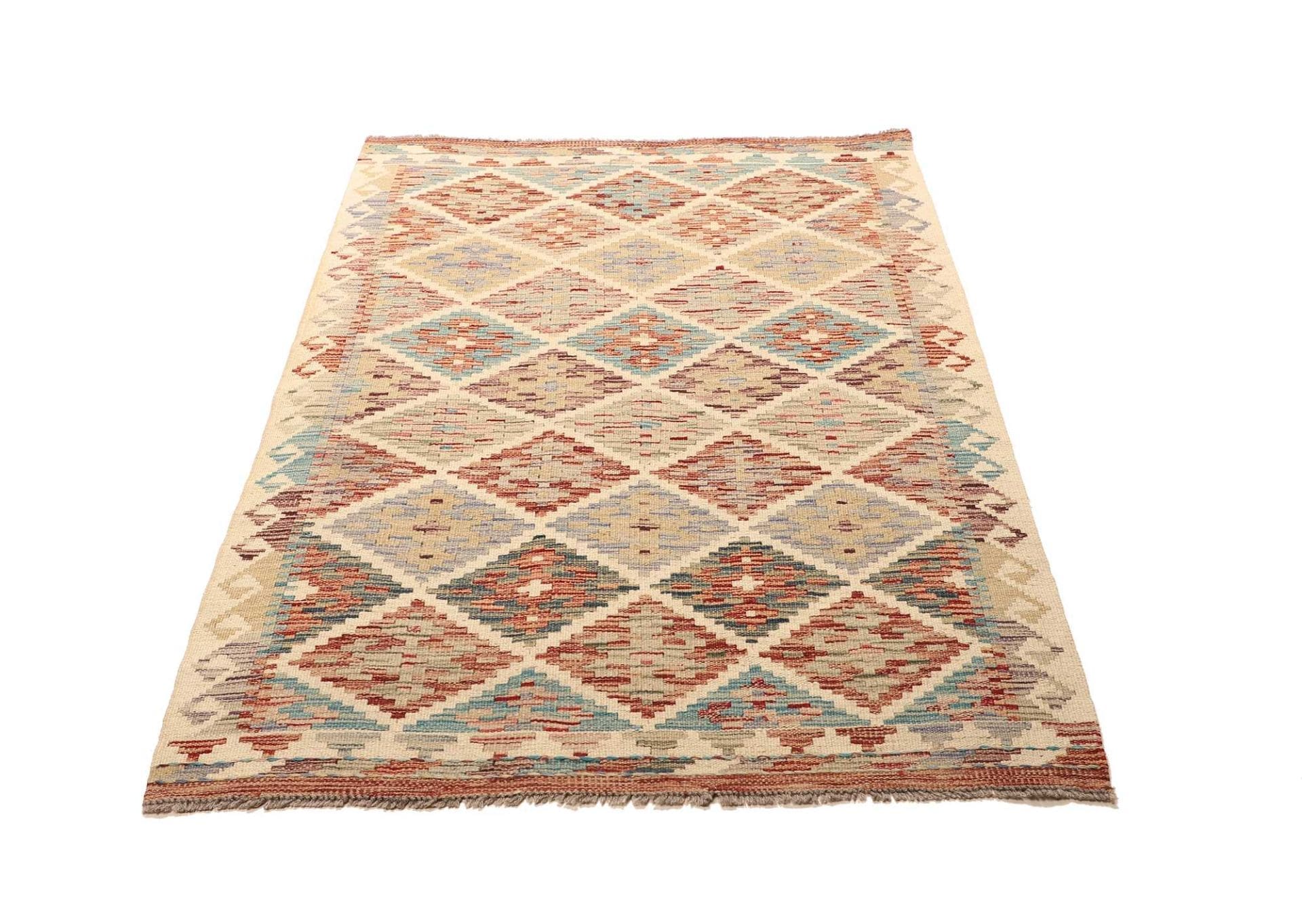 Alternative view of Wool Kilim Pakistani Rug 104 × 153 cm, hand-woven