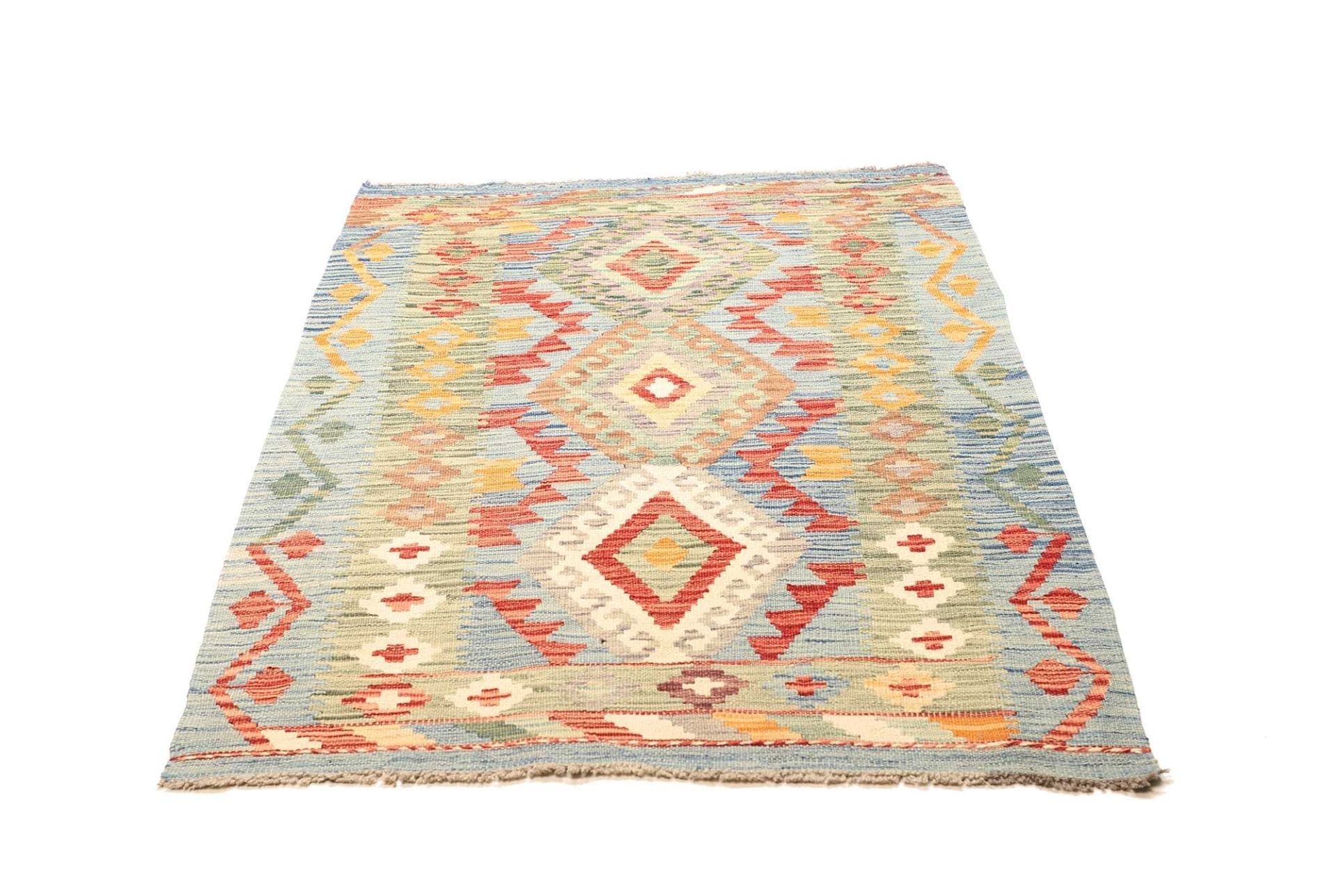 Alternative view of Wool Kilim Pakistani Rug 100 × 145 cm, hand-woven