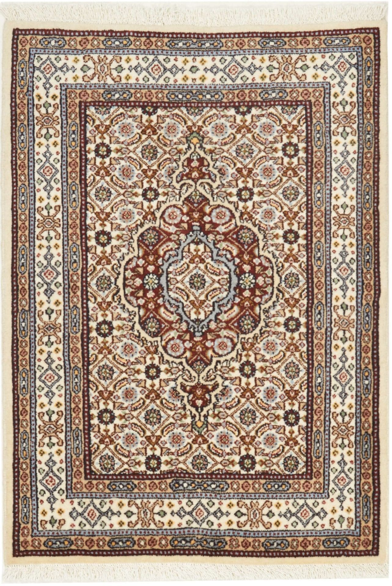 Moud Persian Rug 67 × 91 cm in Wool, hand-knotted
