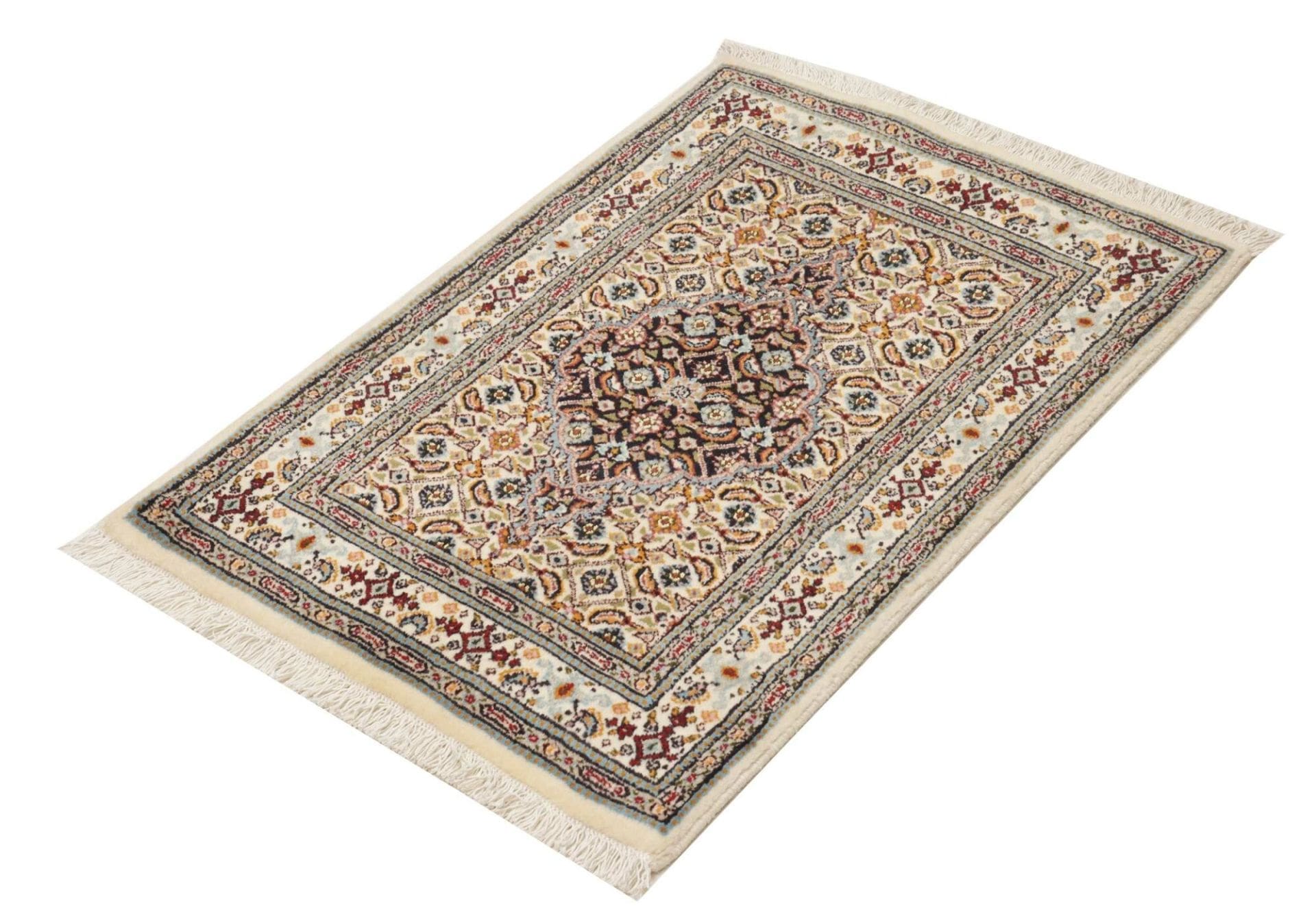 Alternative view of Moud Persian Rug 61 × 88 cm in Wool, hand-knotted