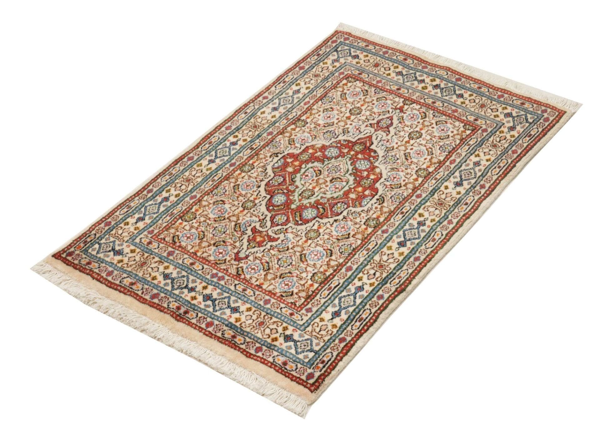 Alternative view of Wool Moud Persian Rug 58 × 90 cm, hand-knotted