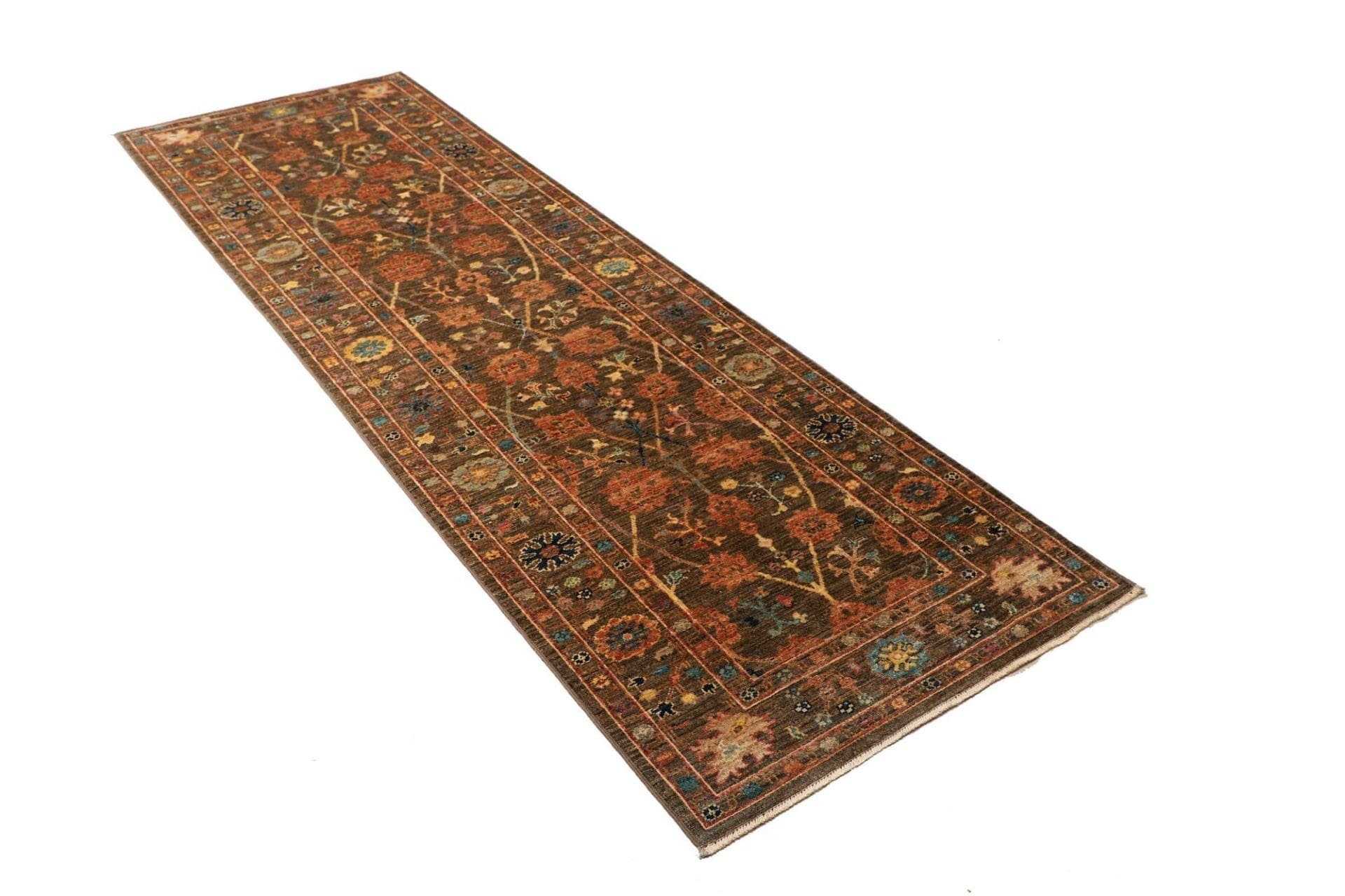 Hand-Knotted Ziegler Pakistani Rug, 83 × 257 cm, Wool - Image 3
