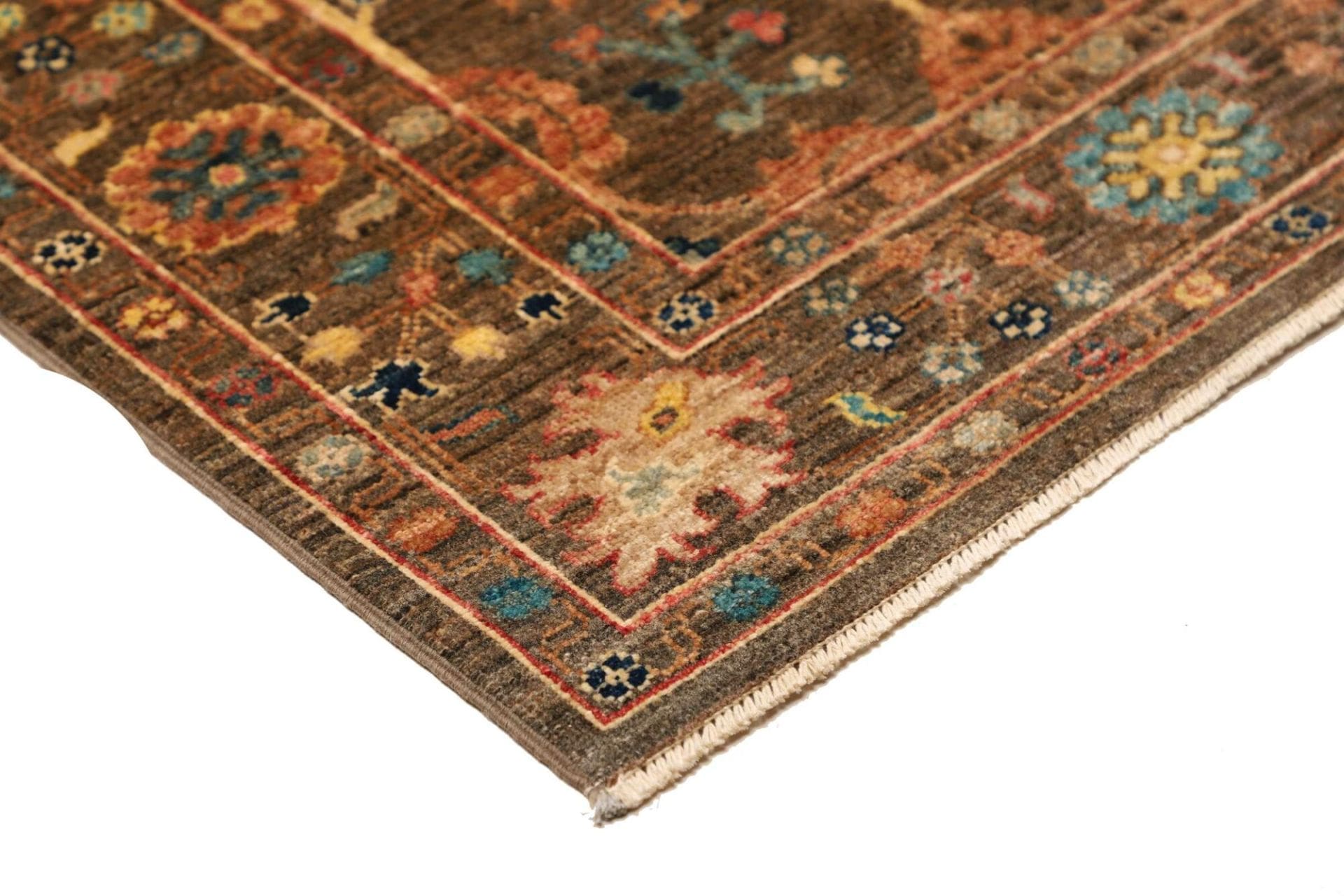 Hand-Knotted Ziegler Pakistani Rug, 83 × 257 cm, Wool - Image 5