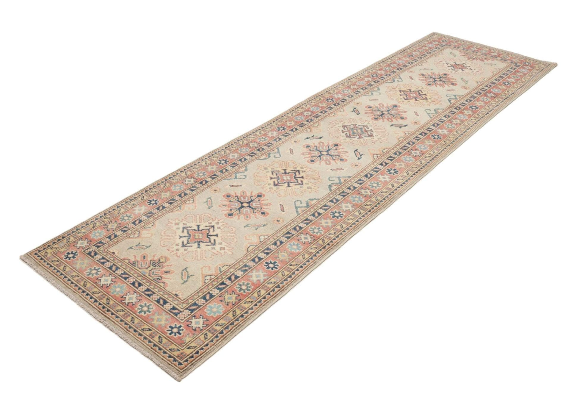 Alternative view of Hand-Knotted Kazak Pakistani Rug, 88 × 294 cm, Wool