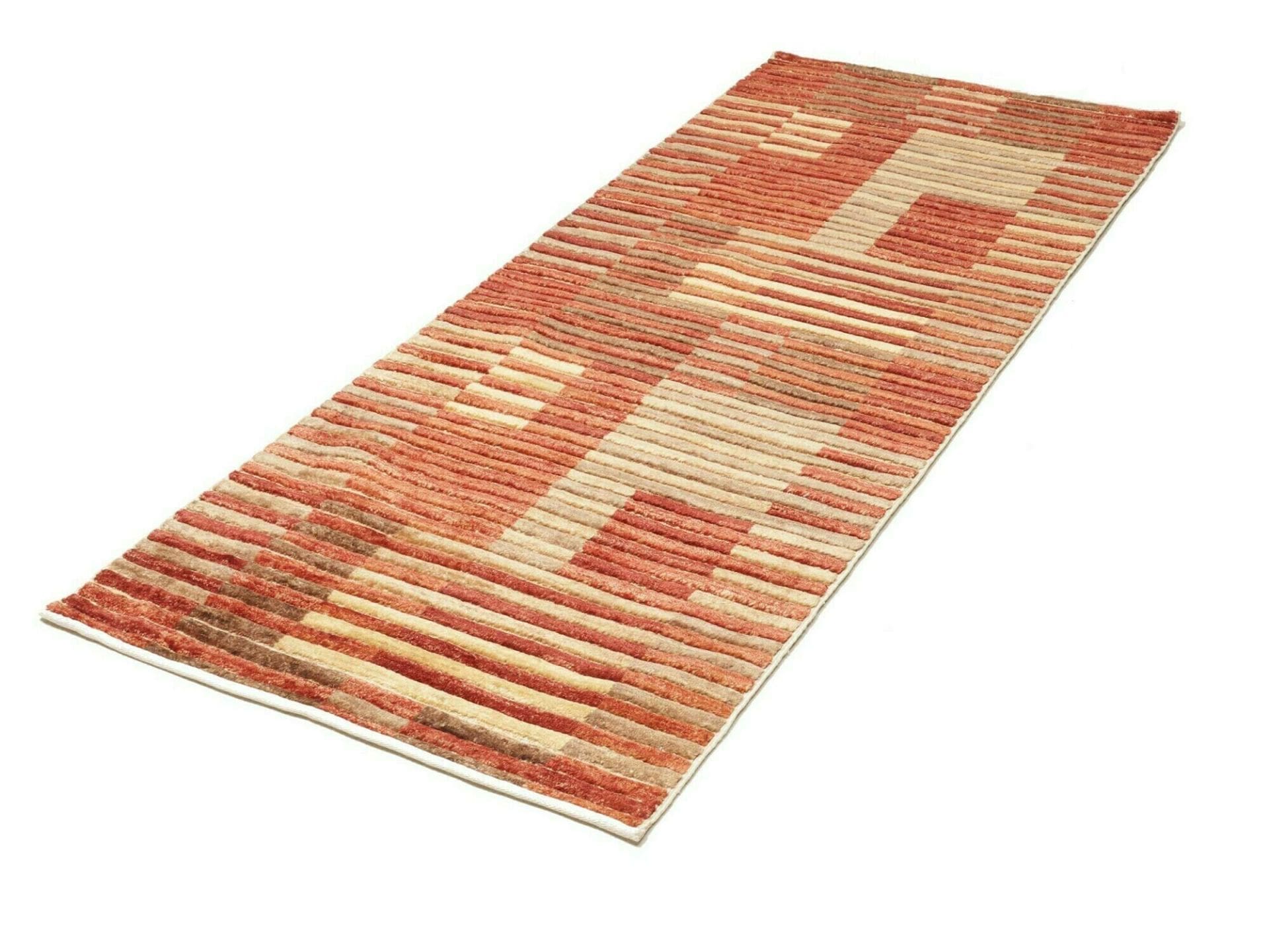 Alternative view of Hand-Knotted Ziegler Pakistani Rug, 84 × 200 cm, Wool