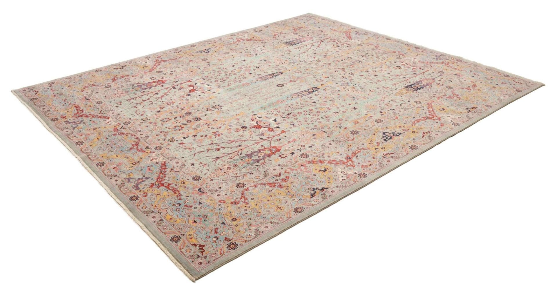 Alternative view of Samarkand Pakistani Rug 253 × 291 cm in Wool, hand-knotted