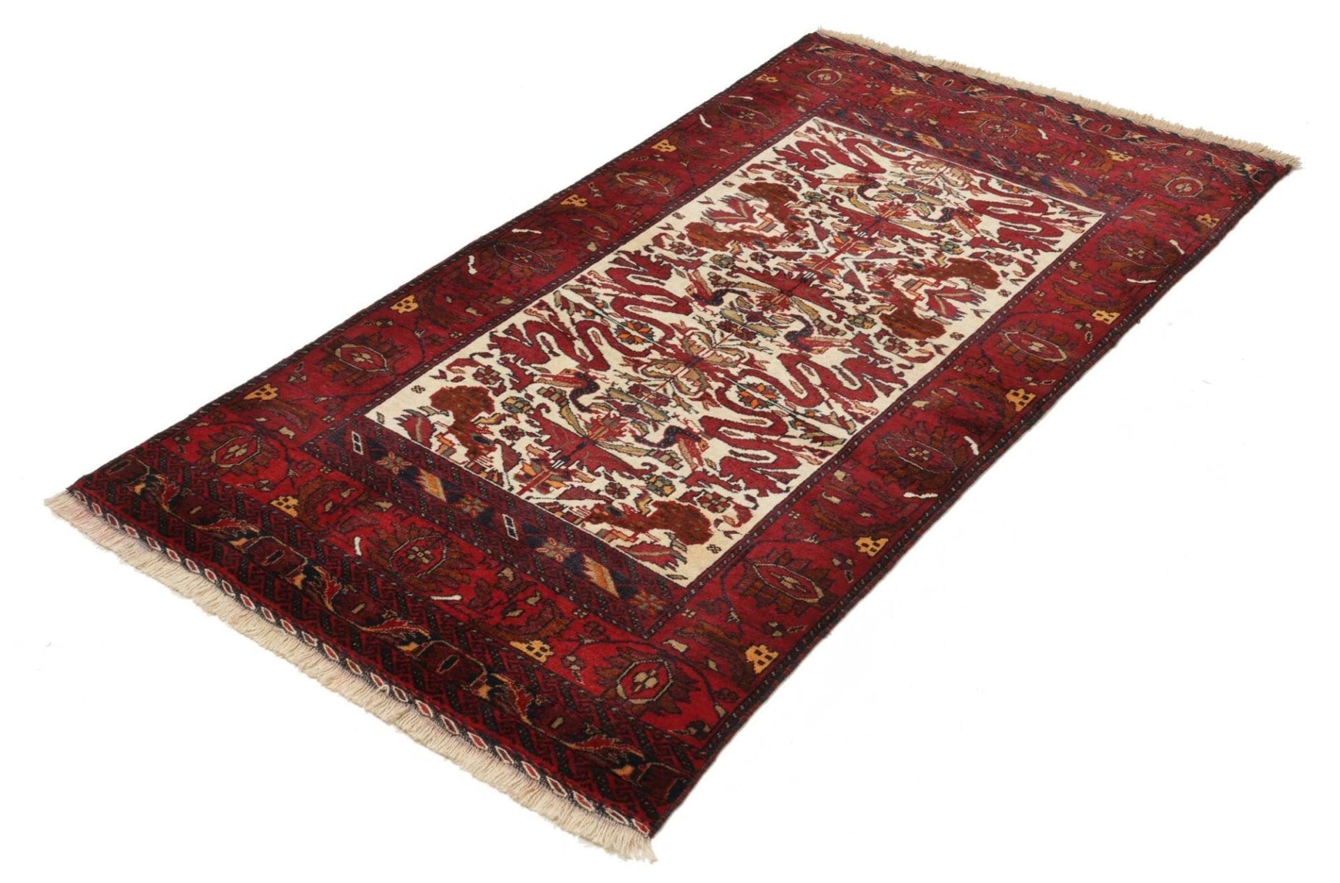 Alternative view of Persian Rug 101 × 182 cm in Wool, hand-knotted