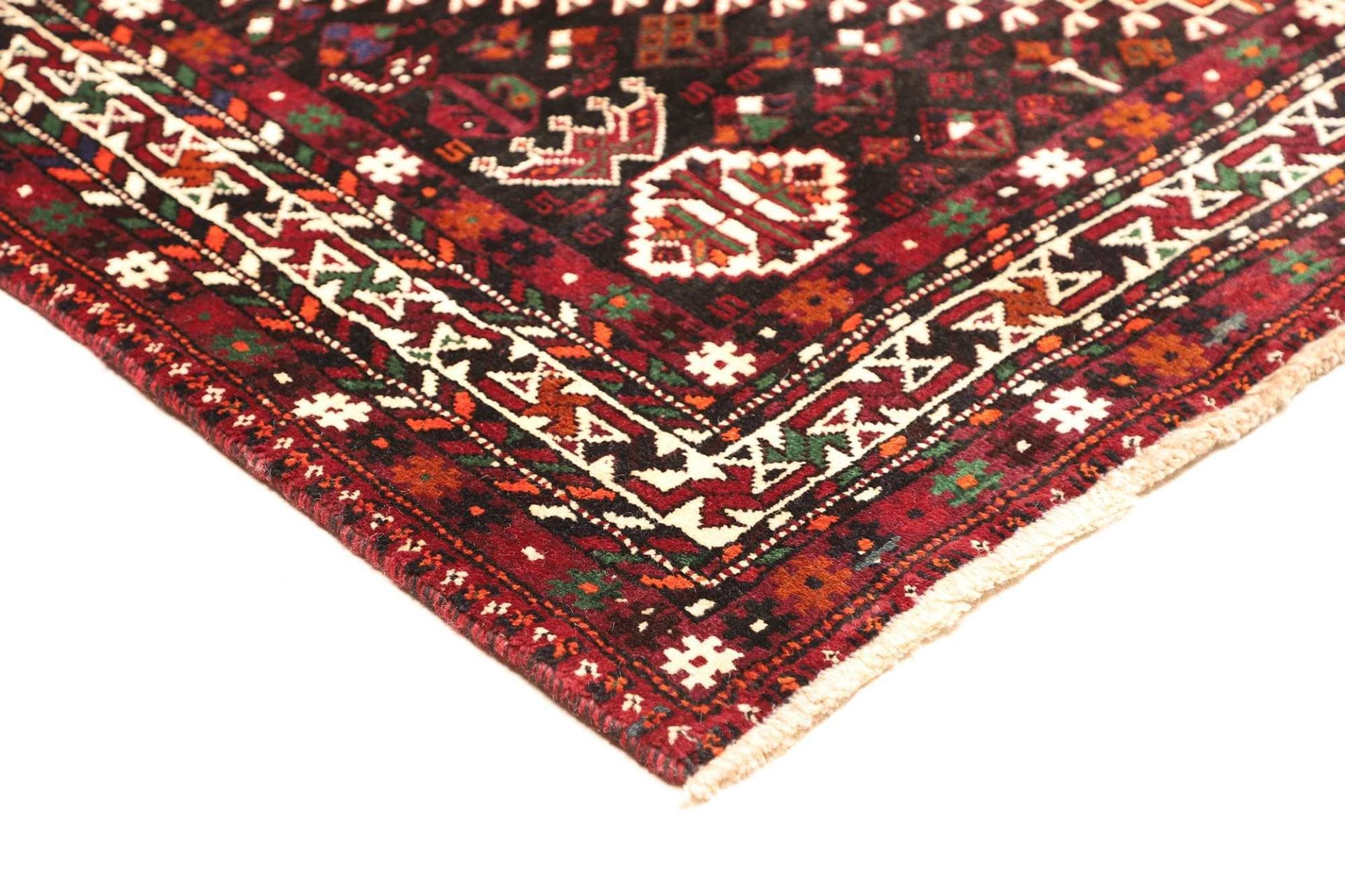 Hand-Knotted Shiraz Persian Rug, 189 × 260 cm, Wool - Image 5
