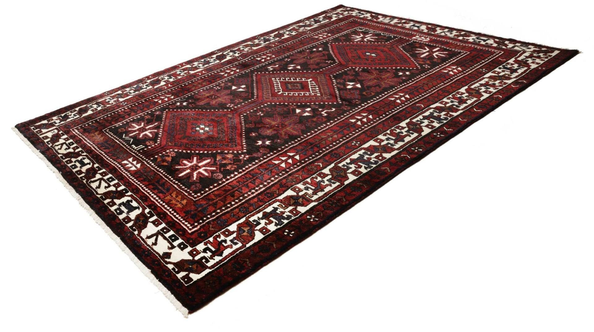 Alternative view of Wool Loribaft Persian Rug 231 × 317 cm, hand-knotted