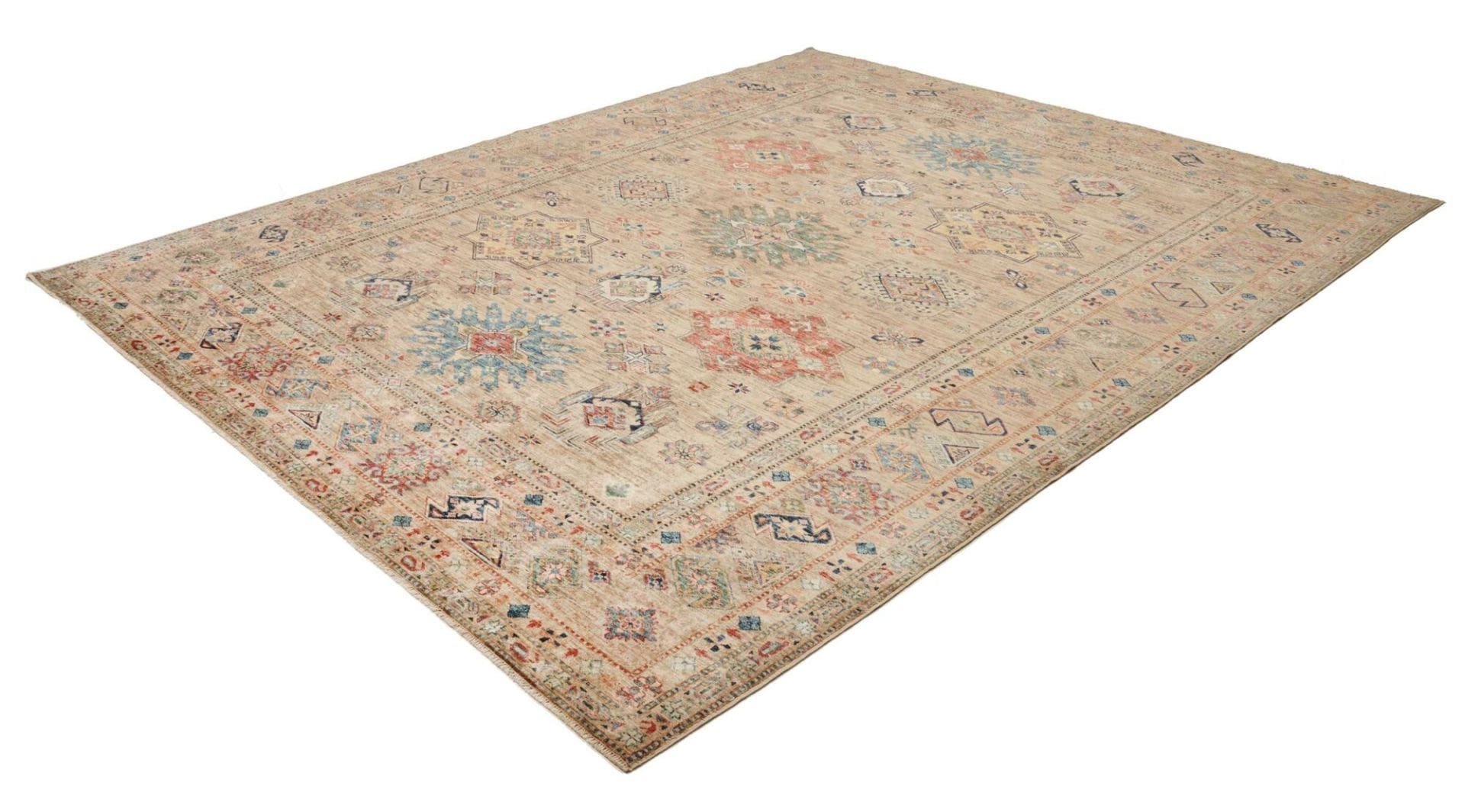 Alternative view of Kazak Pakistani Rug 254 × 307 cm in Wool, hand-knotted