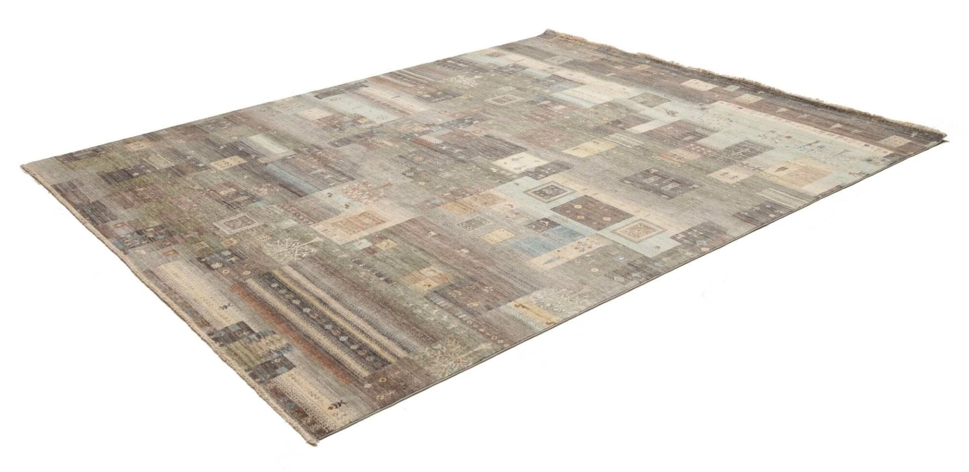 Alternative view of Wool Samarkand Pakistani Rug 236 × 293 cm, hand-knotted