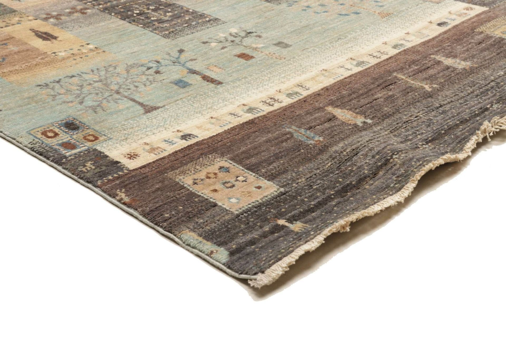 Wool Samarkand Pakistani Rug 236 × 293 cm, hand-knotted - Image 5