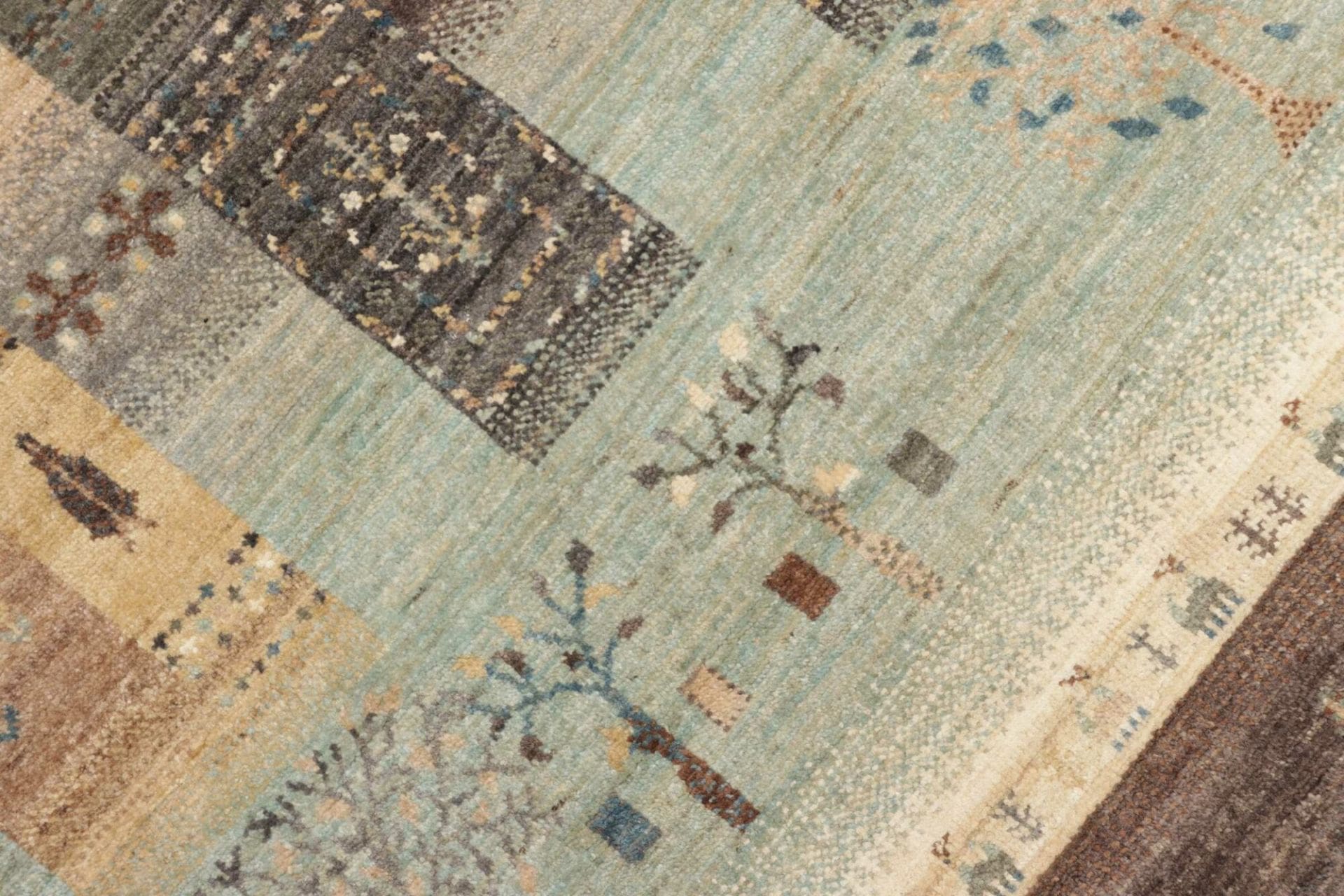 Wool Samarkand Pakistani Rug 236 × 293 cm, hand-knotted - Image 6