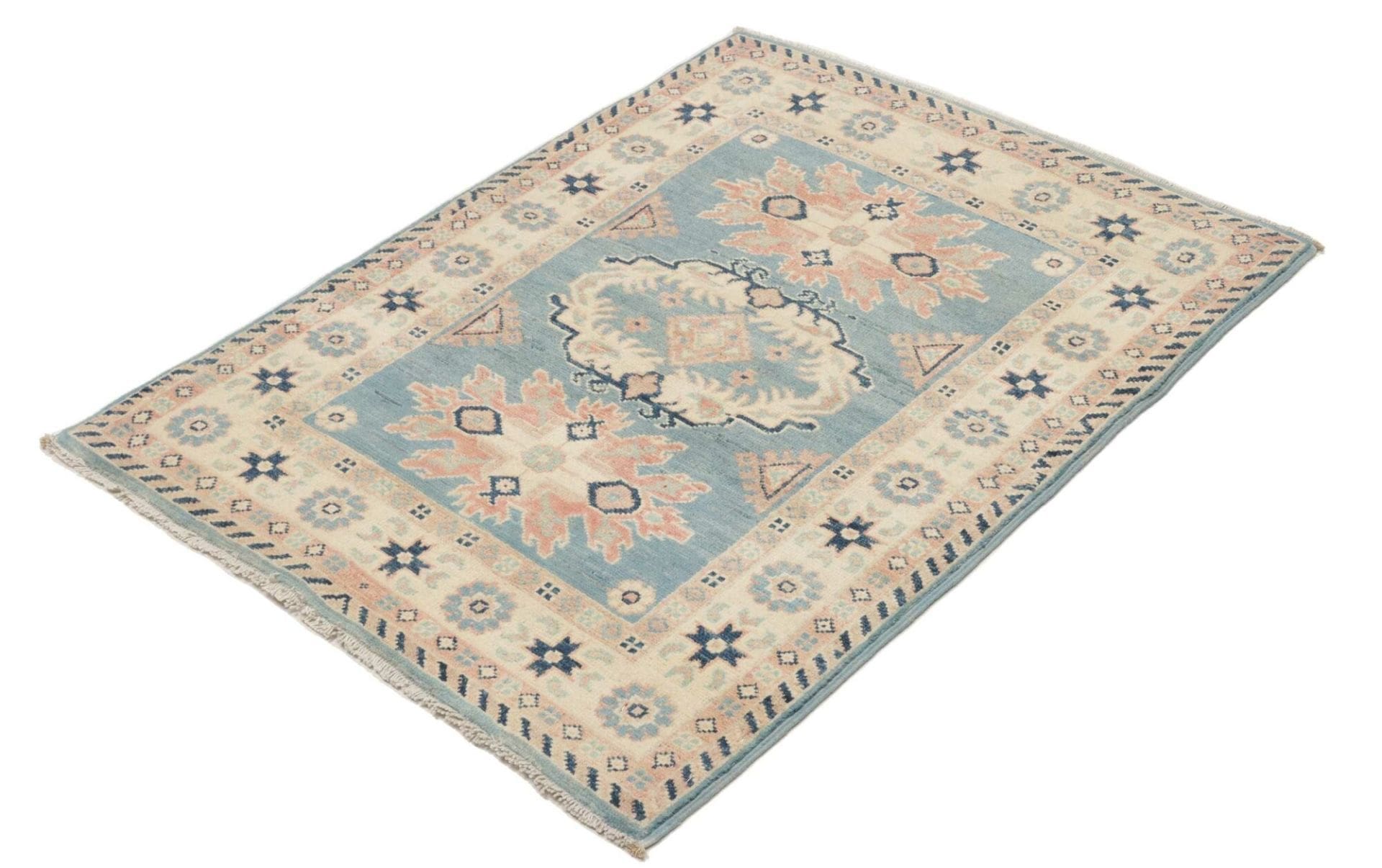 Alternative view of Kazak Pakistani Rug 87 × 110 cm in Wool, hand-knotted