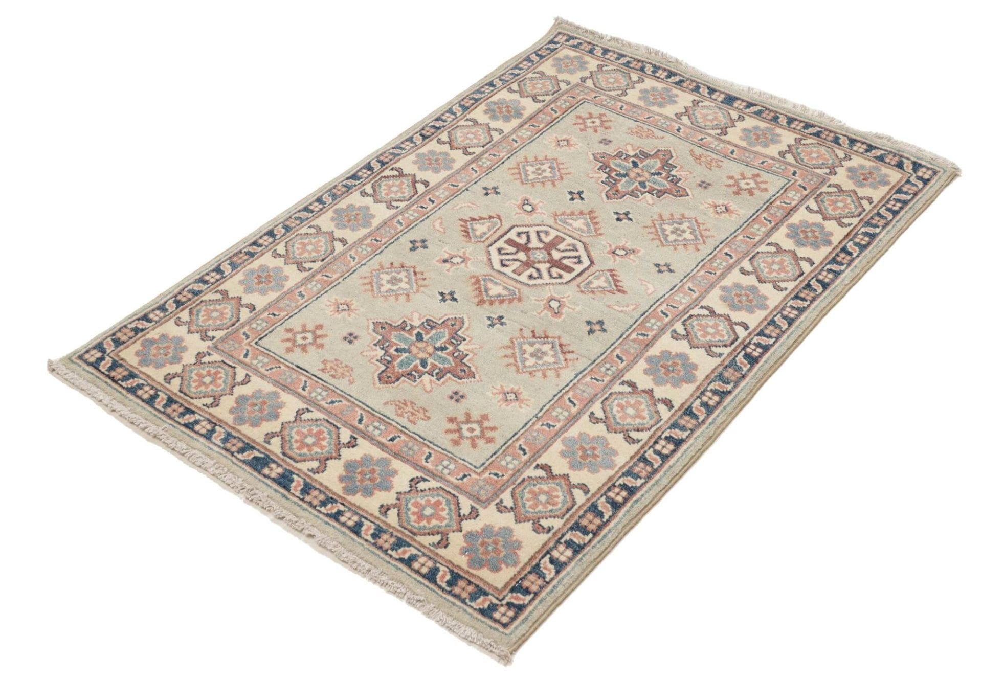 Alternative view of Kazak Pakistani Rug 87 × 121 cm in Wool, hand-knotted