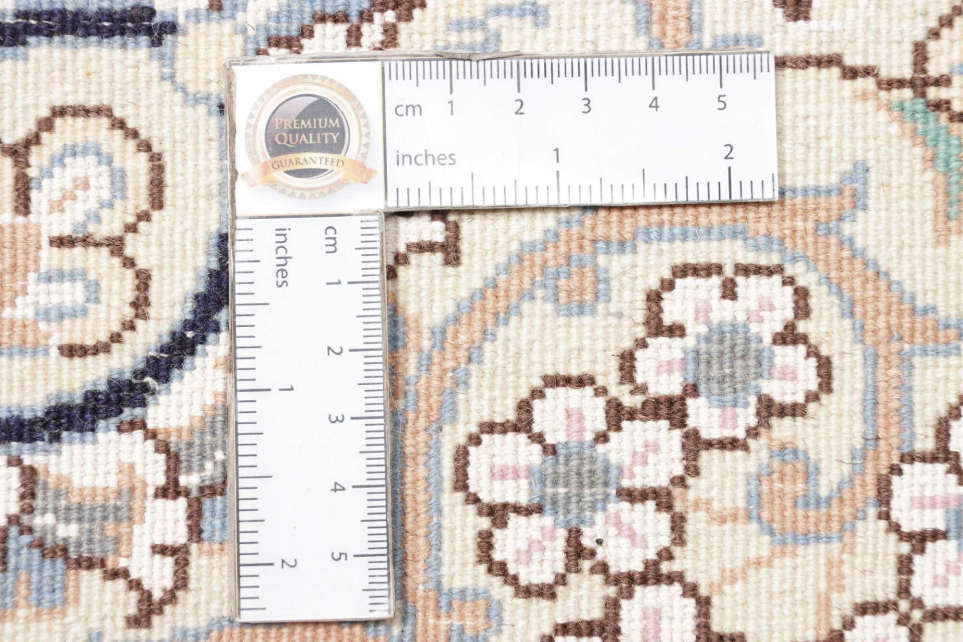 Hand-Knotted Nain Persian Rug, 156 × 233 cm, Wool - Image 12