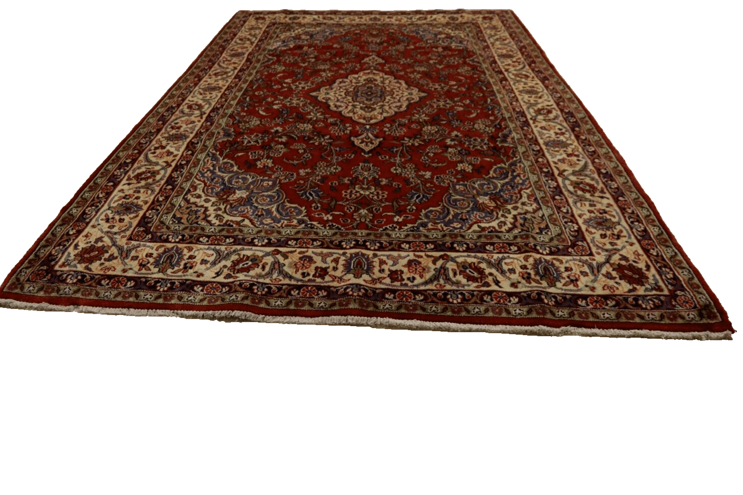 Alternative view of Hand-Knotted Hamadan Persian Rug, 325 × 220 cm, Wool