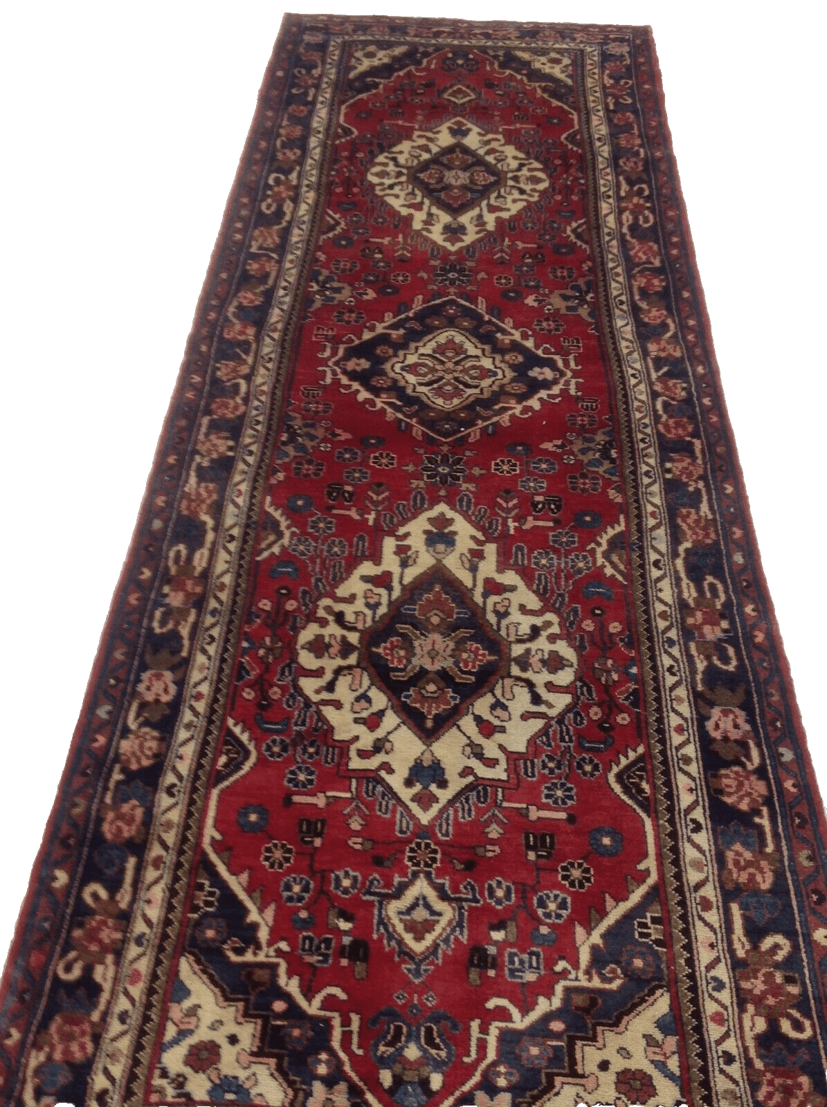 Alternative view of Hand-Knotted Hamadan Persian Rug, Wool