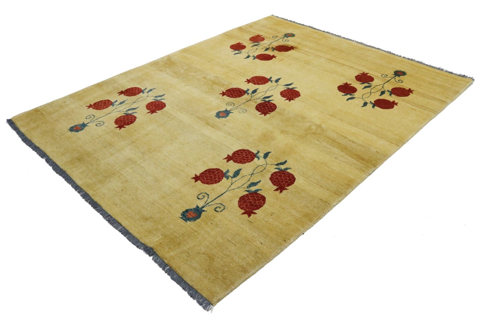 Alternative view of Hand-Knotted Indian Rug, 240 × 180 cm, Wool