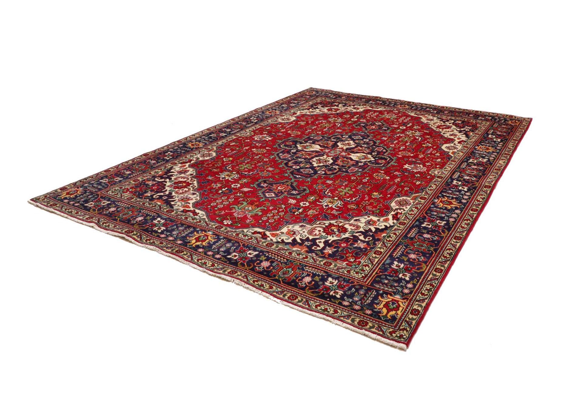 Alternative view of Wool Tabriz Persian Rug 253 × 340 cm, hand-knotted