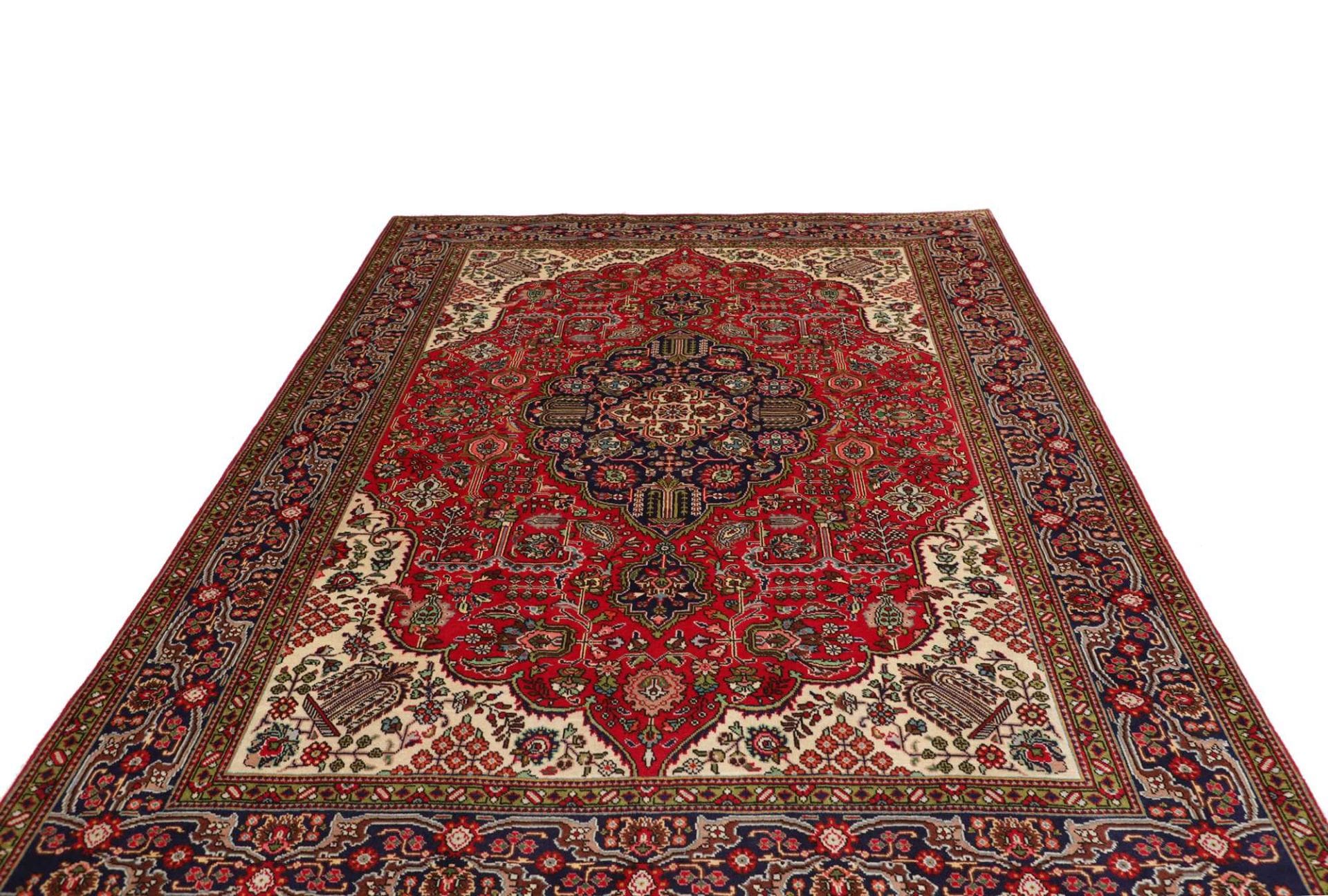 Tabriz Persian Rug 205 × 290 cm in Wool, hand-knotted - Image 4