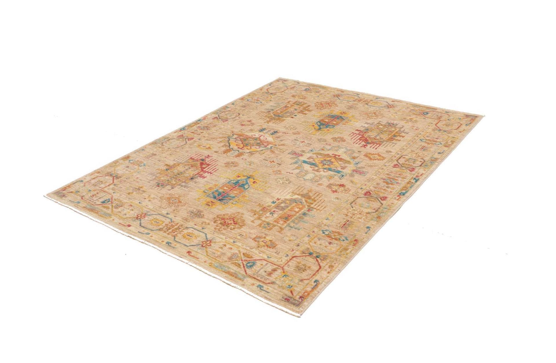 Alternative view of Samarkand Pakistani Rug 153 × 194 cm in Wool, hand-knotted