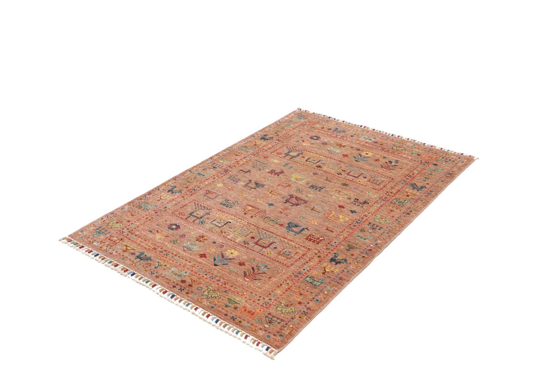 Alternative view of Samarkand Pakistani Rug 103 × 149 cm in Wool, hand-knotted