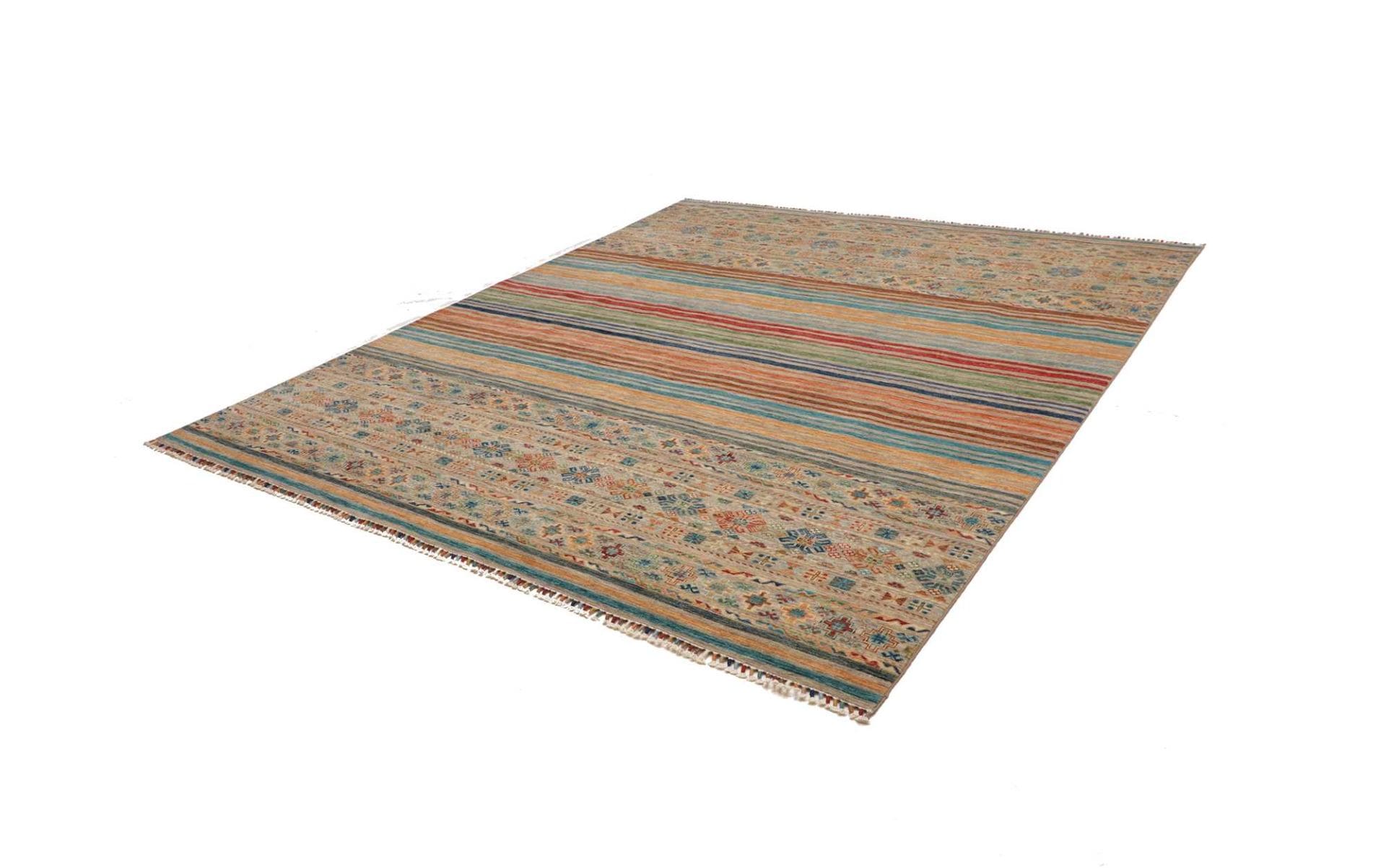 Alternative view of Hand-Knotted Samarkand Pakistani Rug, 252 × 315 cm, Wool