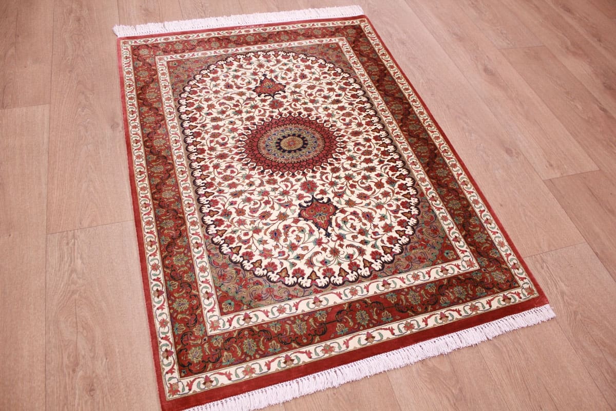 Alternative view of Qom Persian Rug
