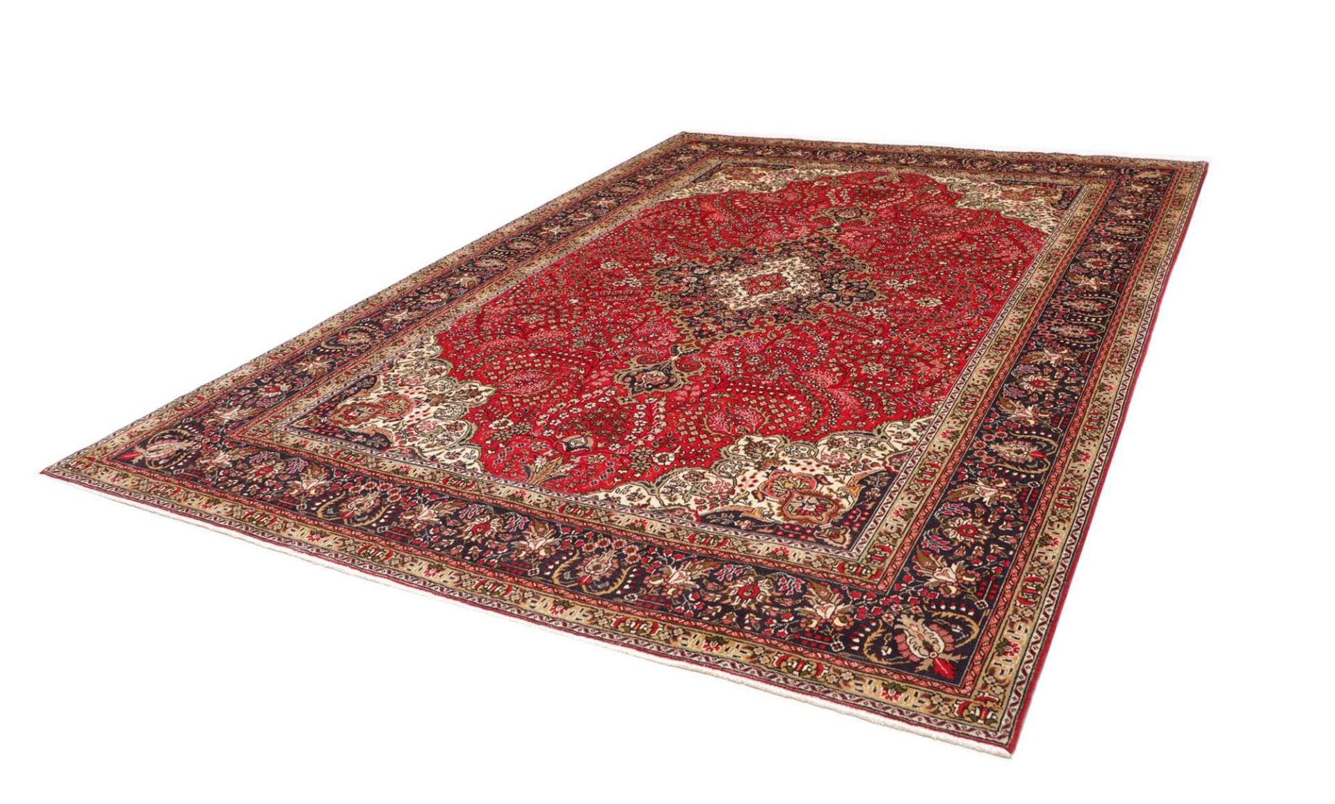Alternative view of Hand-Knotted Tabriz Persian Rug, 248 × 344 cm, Wool