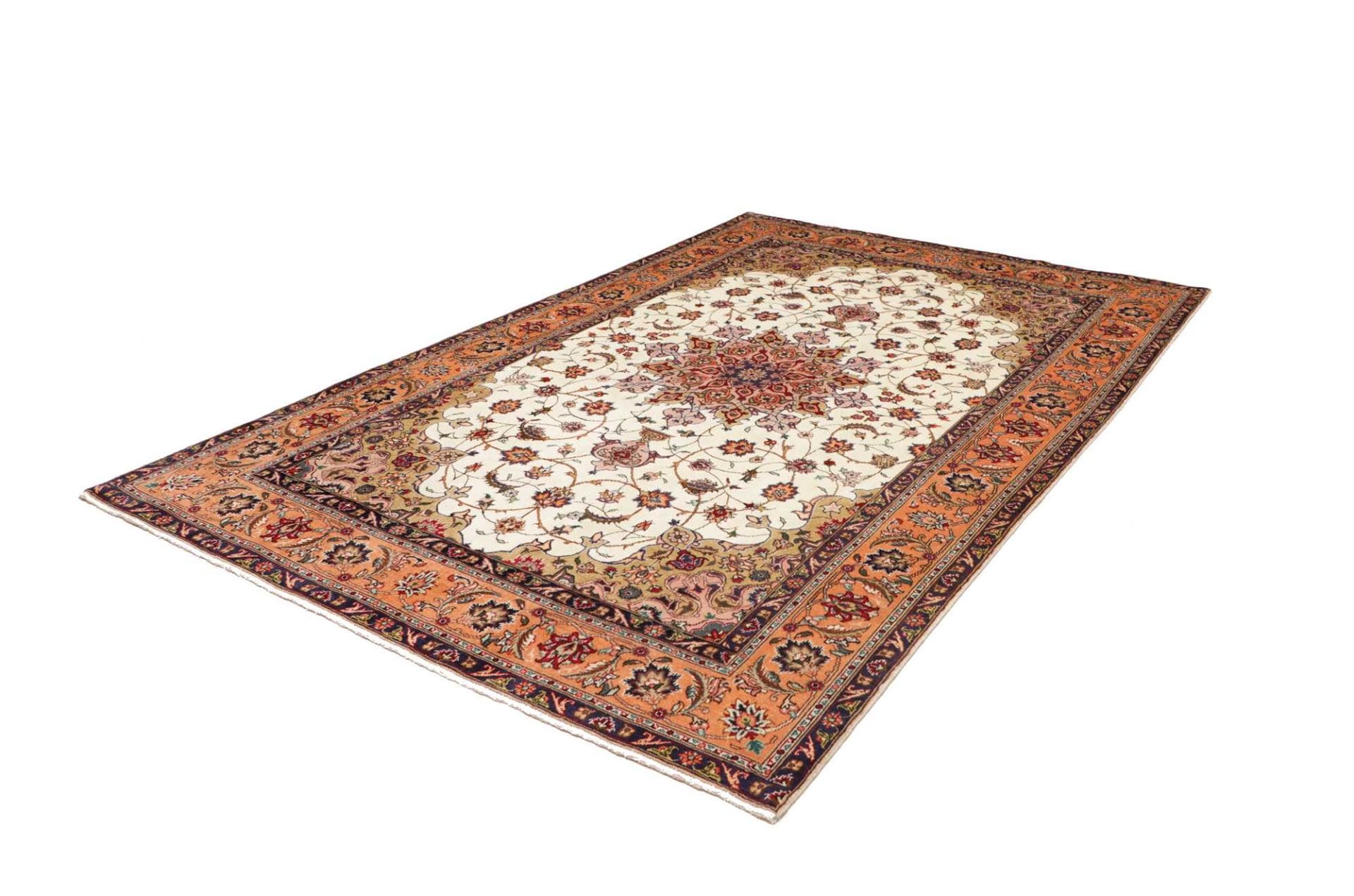 Alternative view of Hand-Knotted Tabriz Persian Rug, 201 × 295 cm, Wool