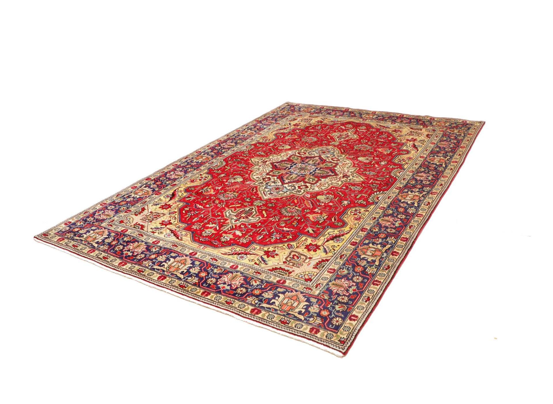 Alternative view of Hand-Knotted Tabriz Persian Rug, 203 × 283 cm, Wool
