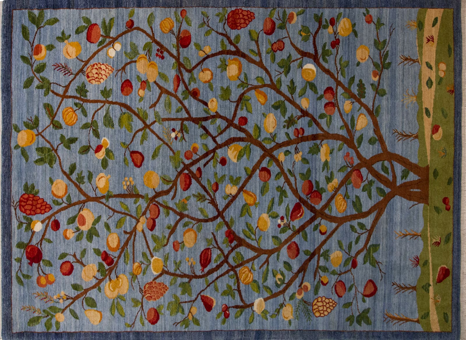 Hand-Knotted Sarouk Farahan Persian Rug, 200 × 300 cm, Wool