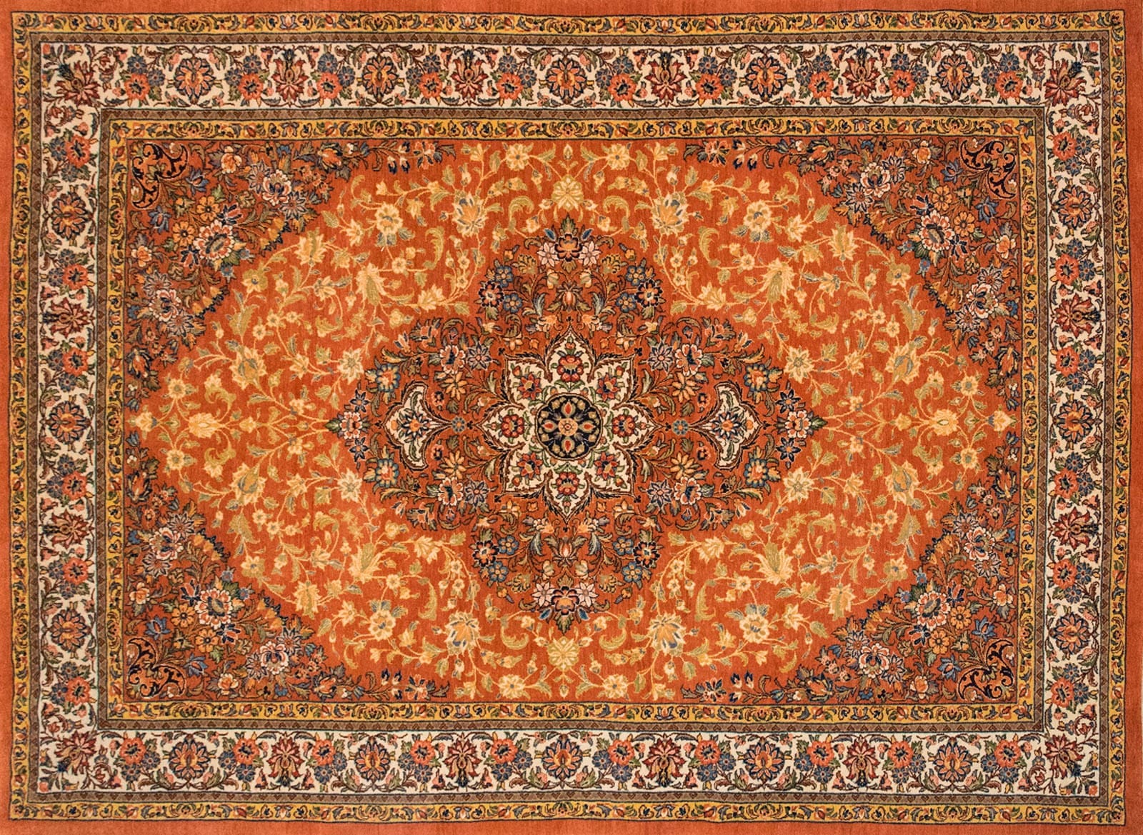 Sarouk Farahan Persian Rug 200 × 300 cm in Wool, hand-knotted