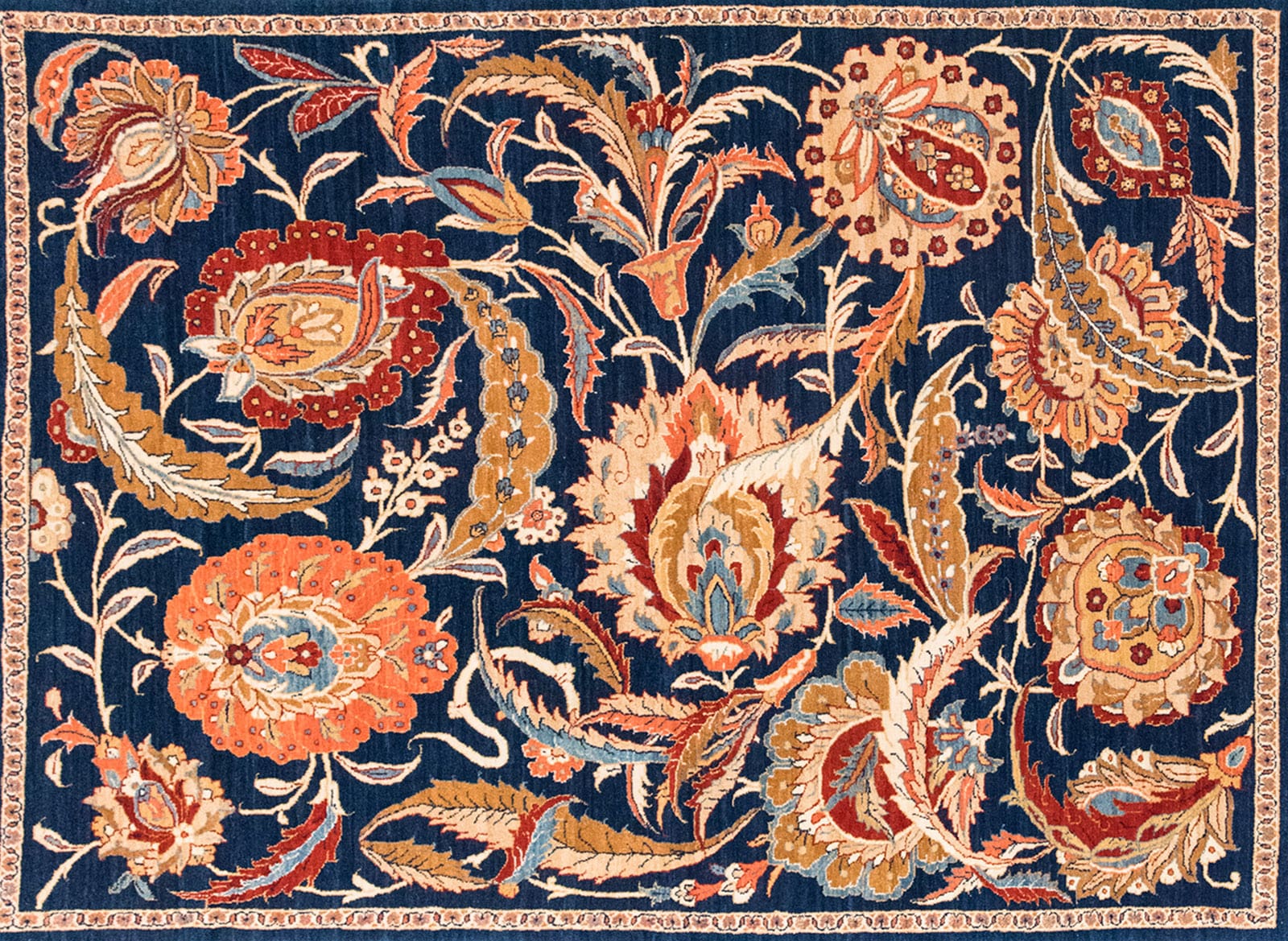 Sarouk Farahan Persian Rug 200 × 300 cm in Wool, hand-knotted