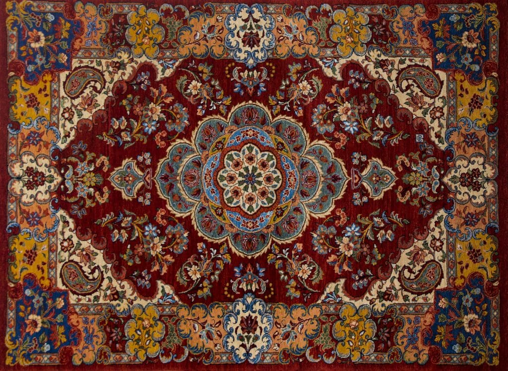 Wool Sarouk Farahan Persian Rug 200 × 300 cm, hand-knotted