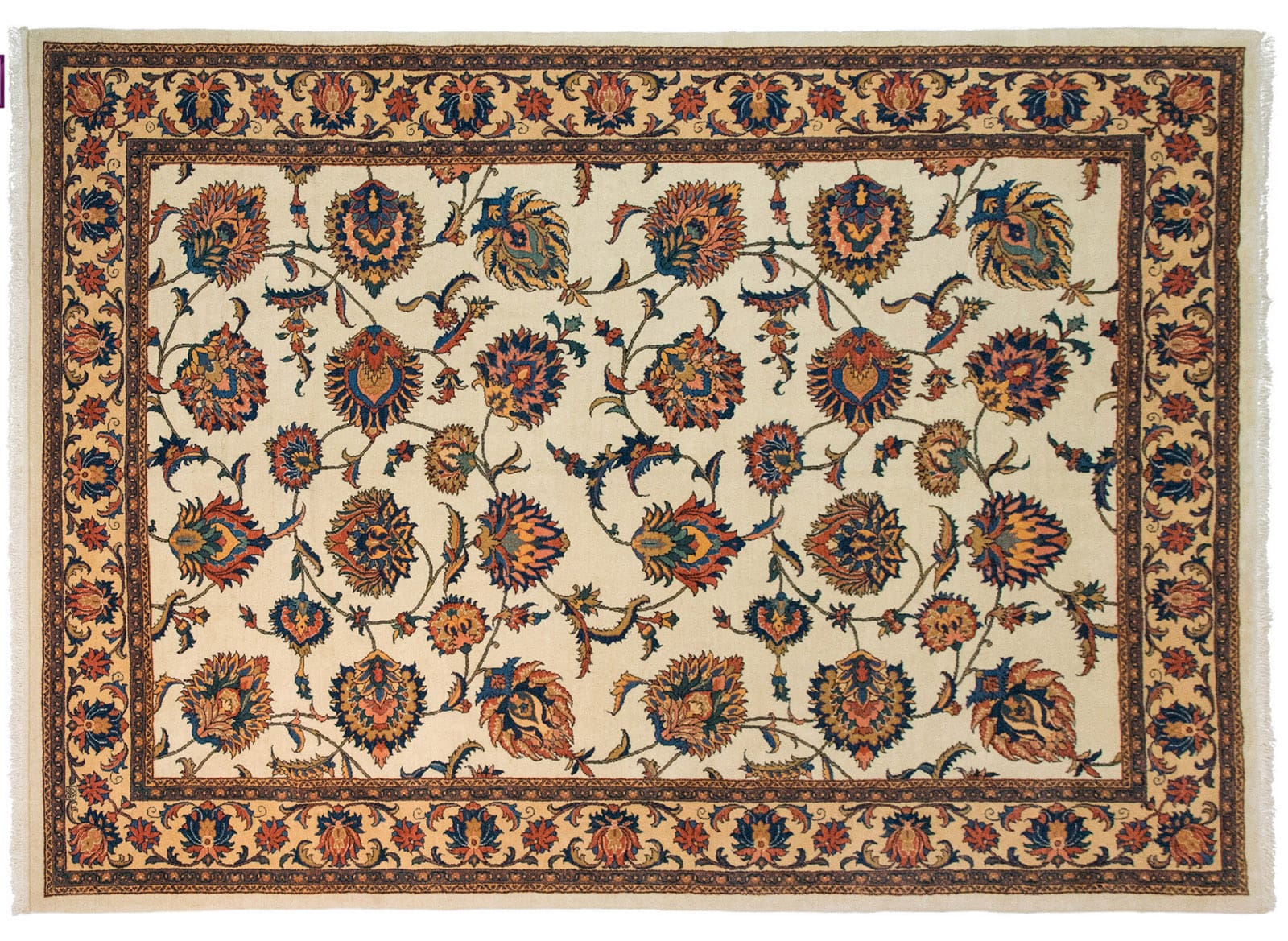 Wool Sarouk Farahan Persian Rug 200 × 300 cm, hand-knotted