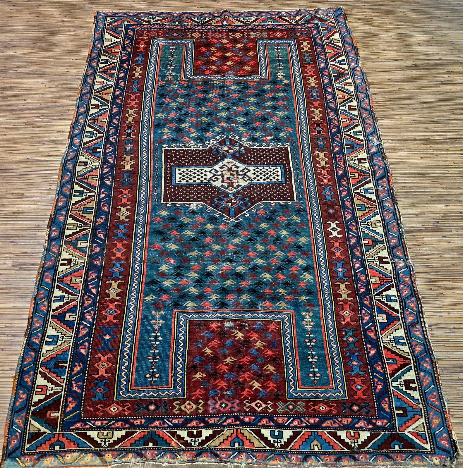 Geometrisch Oriental Rug 180 × 120 cm in Wool, hand-knotted - Image 3