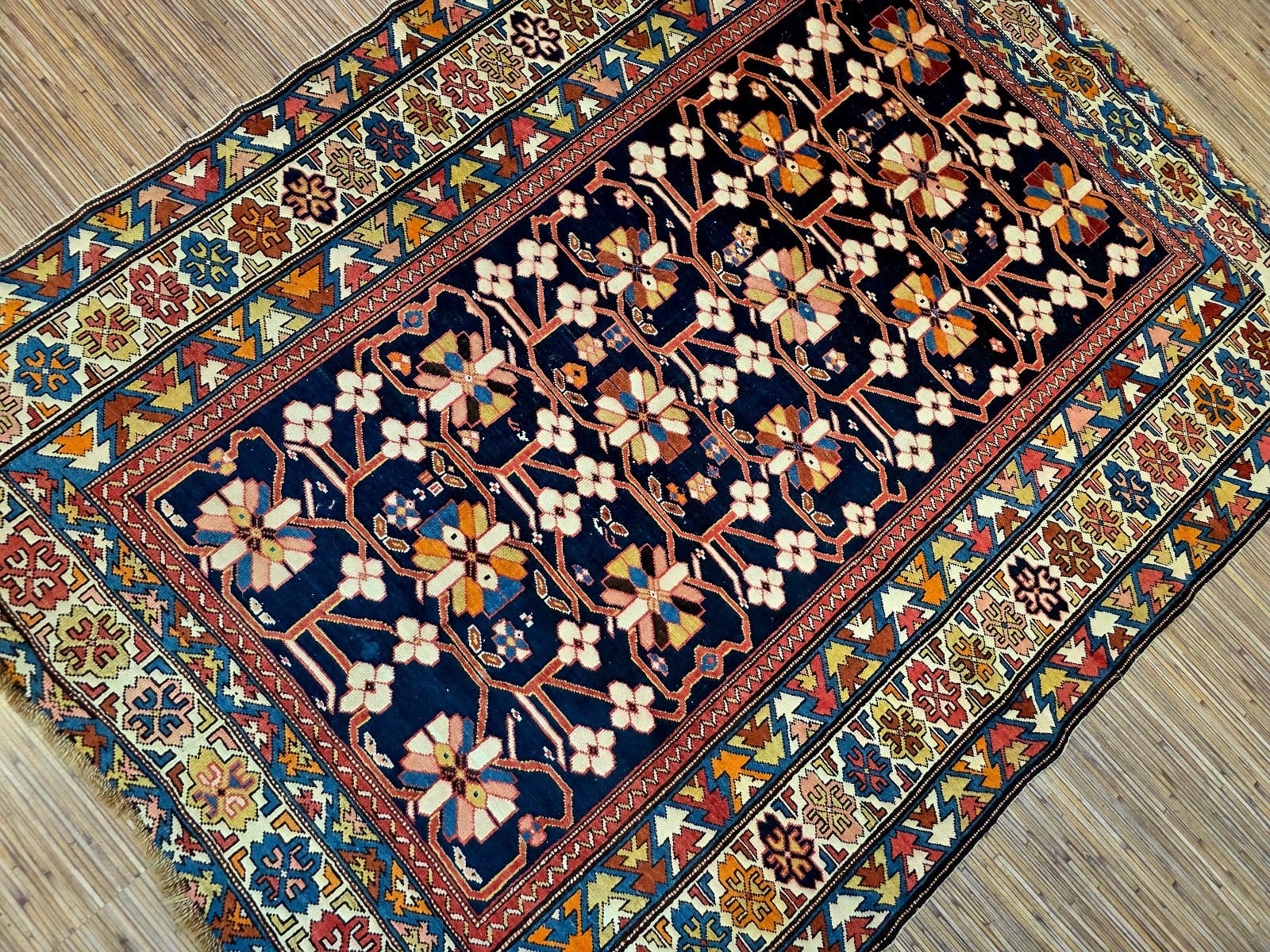 Alternative view of Wool Kazak Oriental Rug 168 × 130 cm, hand-knotted