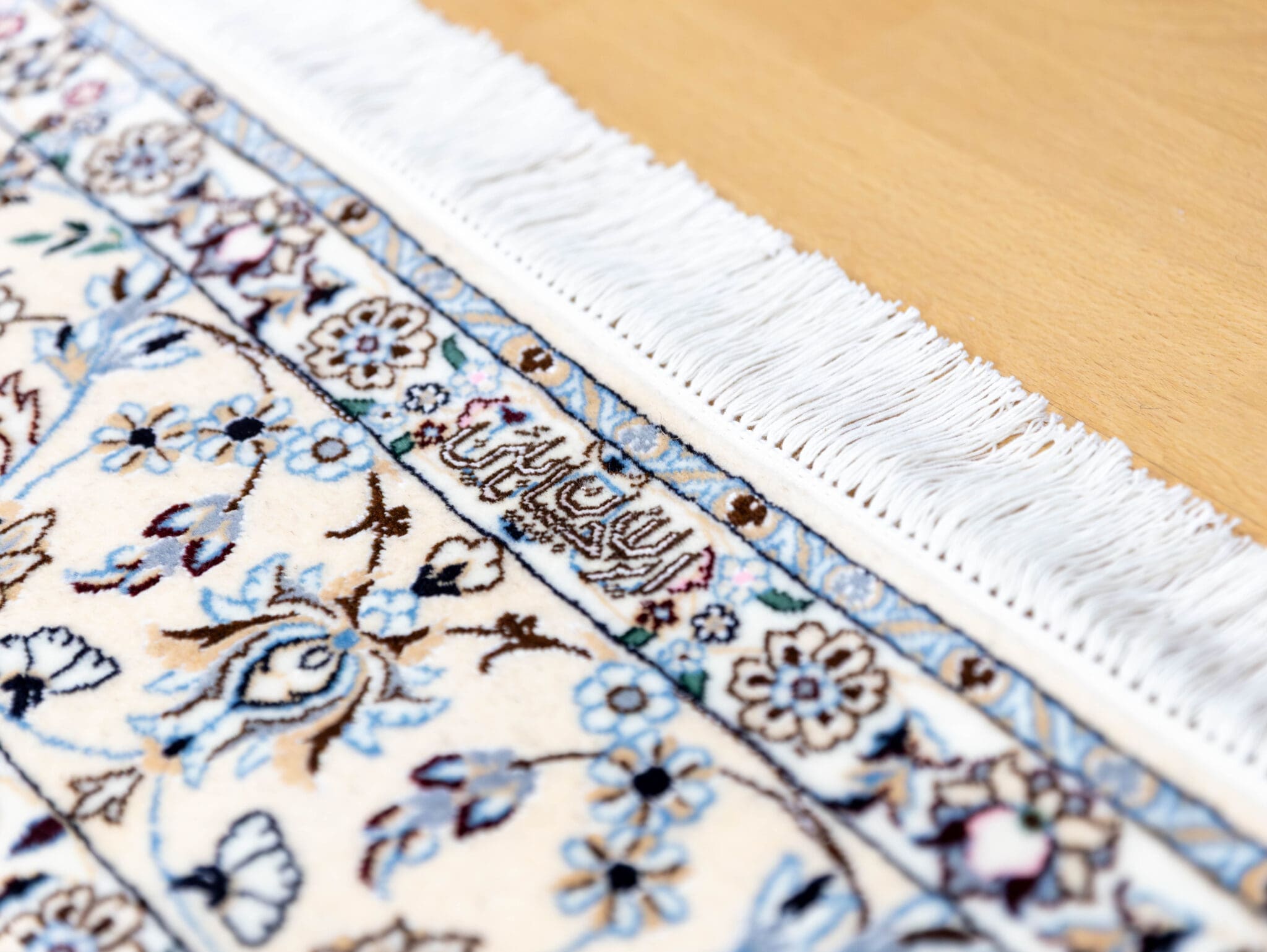 Hand-Knotted Nain Persian Rug, 200 × 150 cm, Wool - Image 12