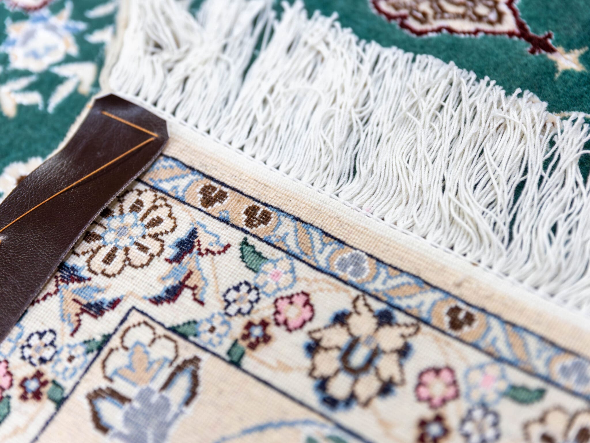 Hand-Knotted Nain Persian Rug, 200 × 150 cm, Wool - Image 14