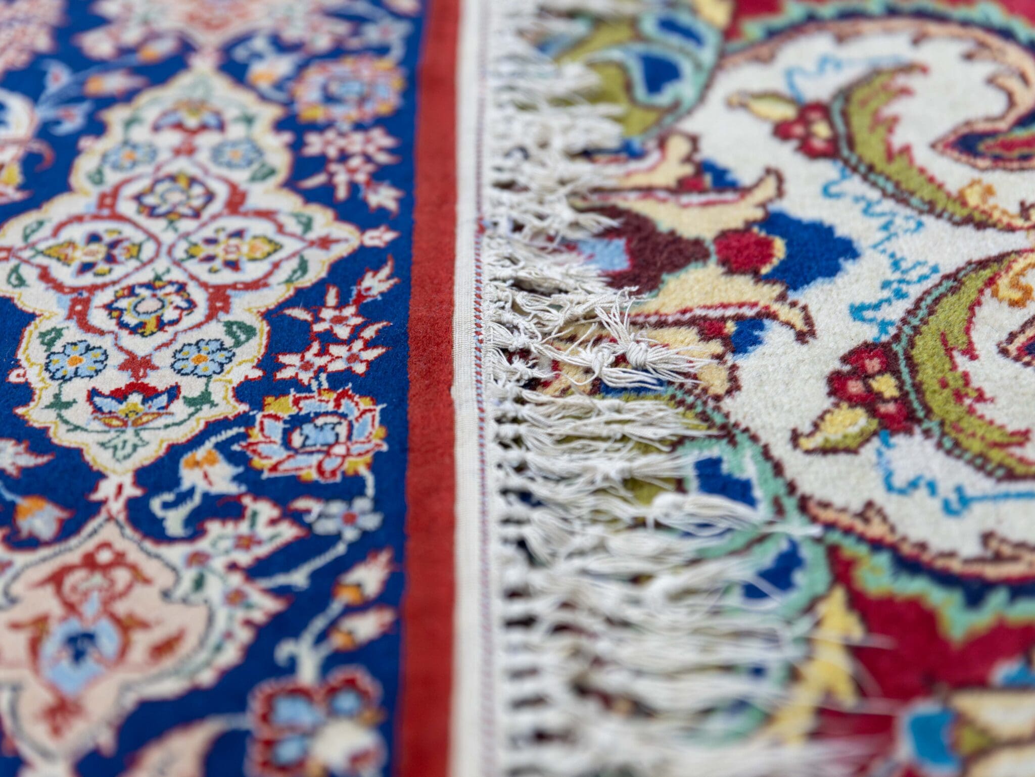 Wool & Silk Isfahan Persian Rug 156 × 102 cm, hand-knotted - Image 16