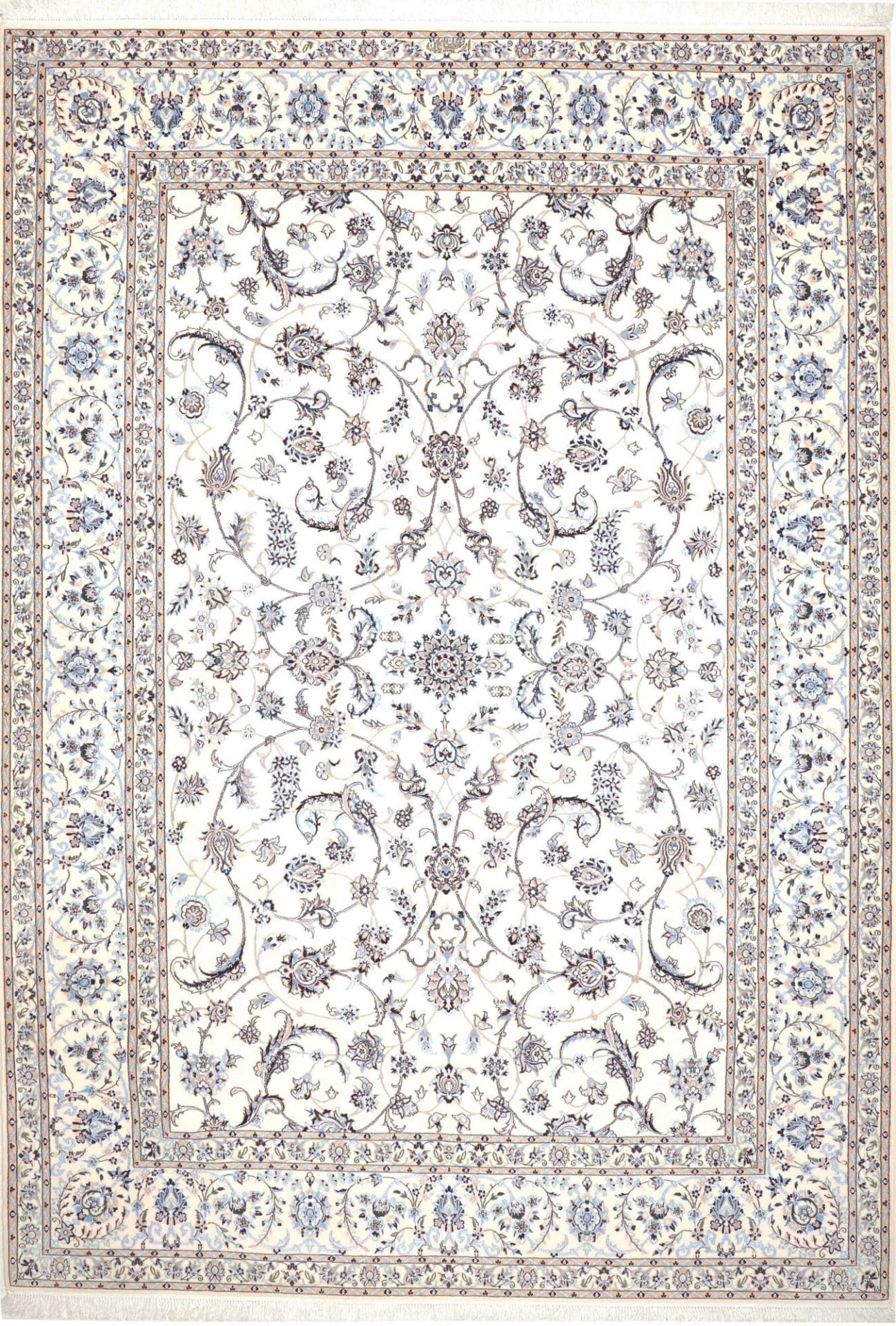 Nain Persian Rug 212 × 297 cm in Wool, hand-knotted