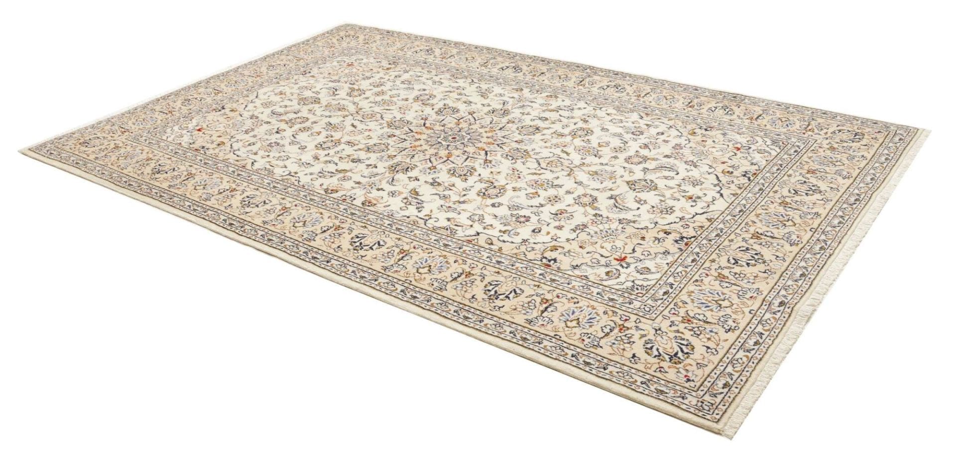 Hand-Knotted Kashan Persian Rug, 196 × 304 cm, Wool - Image 3