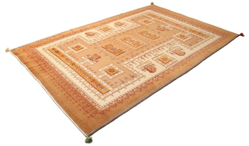 Alternative view of Hand-Knotted Isfahan Persian Rug, 208 × 316 cm, Wool