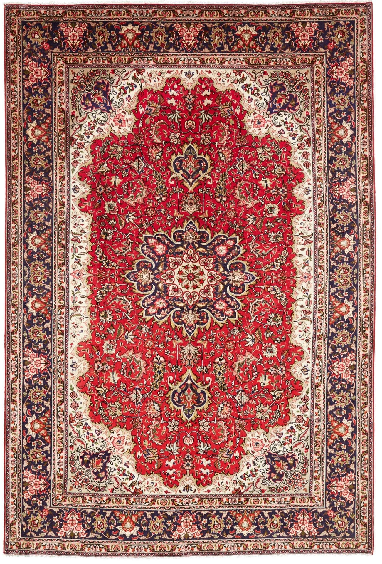 Tabriz Persian Rug 201 × 299 cm in Wool, hand-knotted