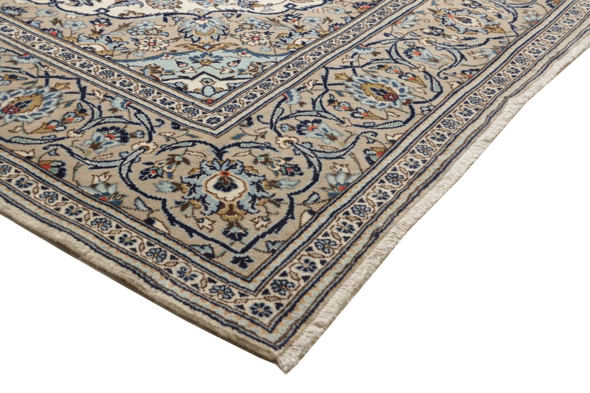 Hand-Knotted Kashan Persian Rug, 203 × 321 cm, Wool - Image 5
