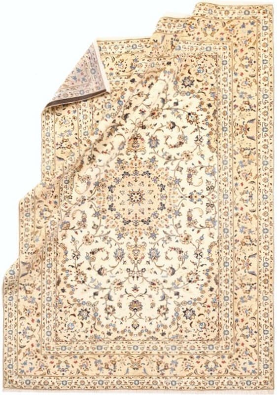 Alternative view of Hand-Knotted Kashan Persian Rug, 345 × 245 cm, Wool