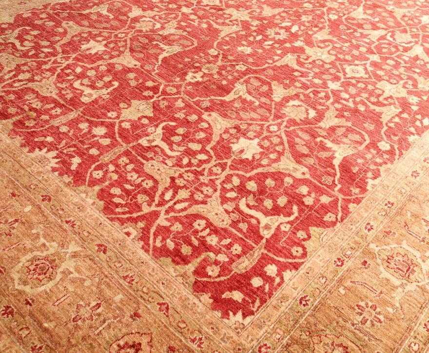 Alternative view of Pakistani Rug 350 × 260 cm in Wool, hand-knotted