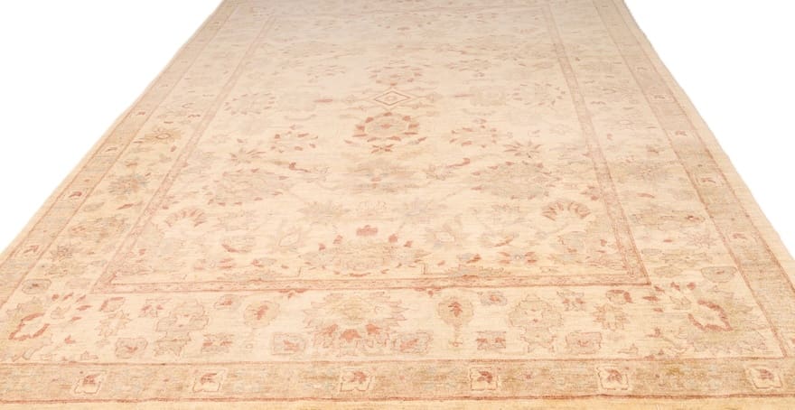Alternative view of Hand-Knotted Ziegler Pakistani Rug, 364 × 264 cm, Wool
